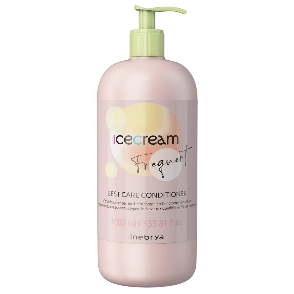 inebrya-ice-cream-frequent-hair-conditioner-detangling-hydrating-1000-ml-1782302000 Inebrya, Ice Cream Frequent, Haarconditioner, Ontwarrend, Hydraterend, 1000 ml - Afbeelding 1