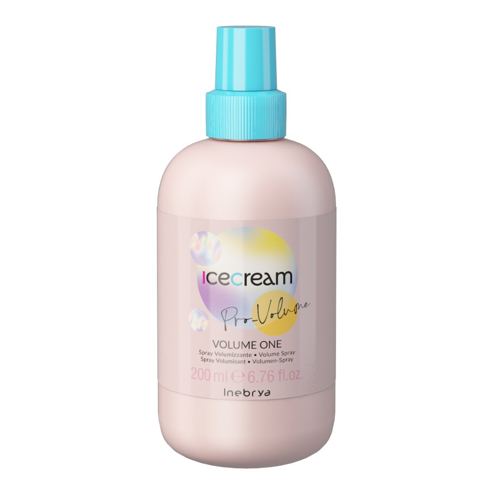 inebrya-ice-cream-pro-volume-hair-spray-treatment-volume-200-ml-1782290424 Inebrya, Ice Cream Pro-Volume, Haarlak behandeling, Volume, 200 ml - Afbeelding 1