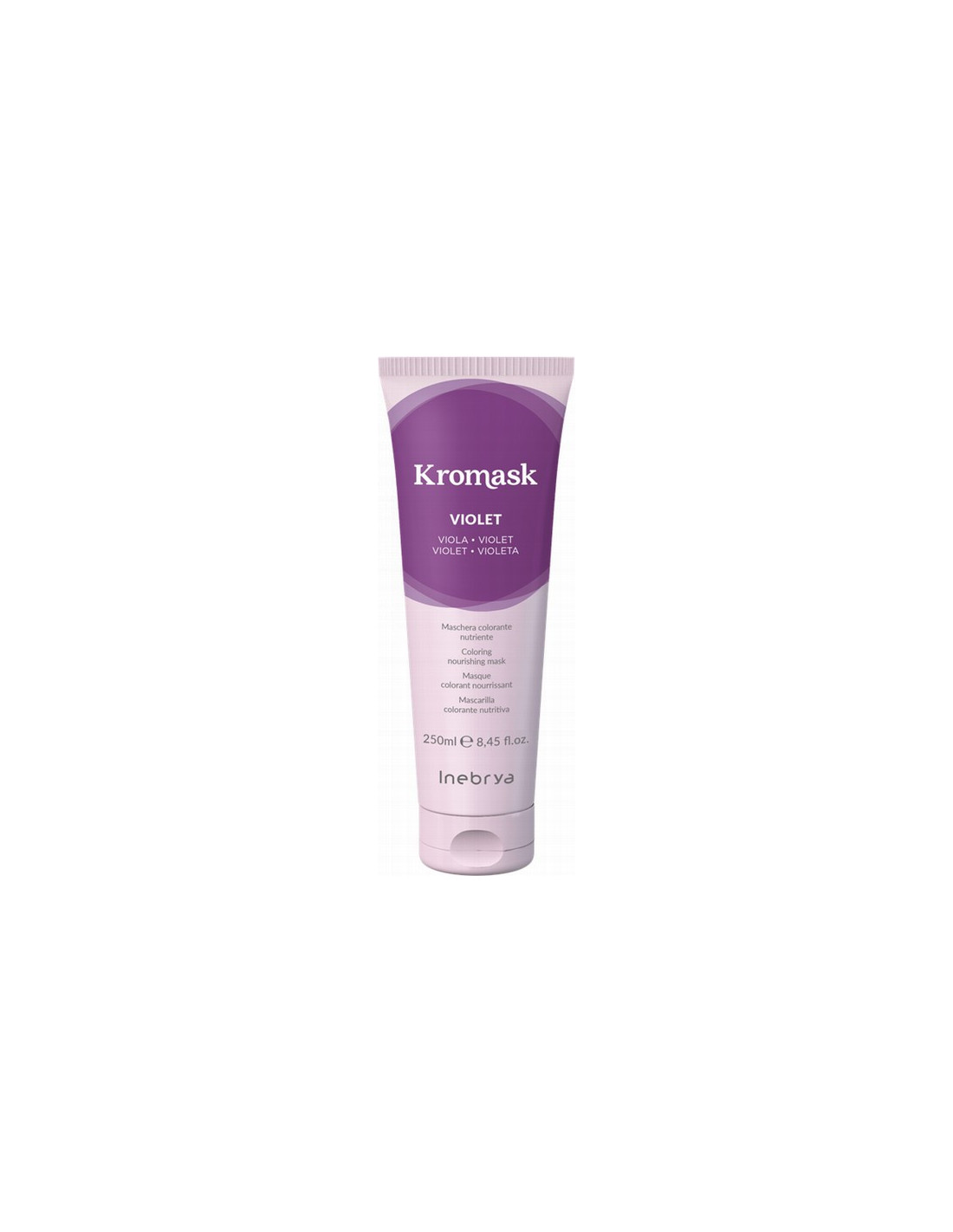 inebrya-kromask-hair-colouring-cream-mask-nourishing-violet-250-ml-1782222079 Inebrya, Kromask, Haarkleurcrème masker, Voedzaam, Violet, 250 ml - Afbeelding 1