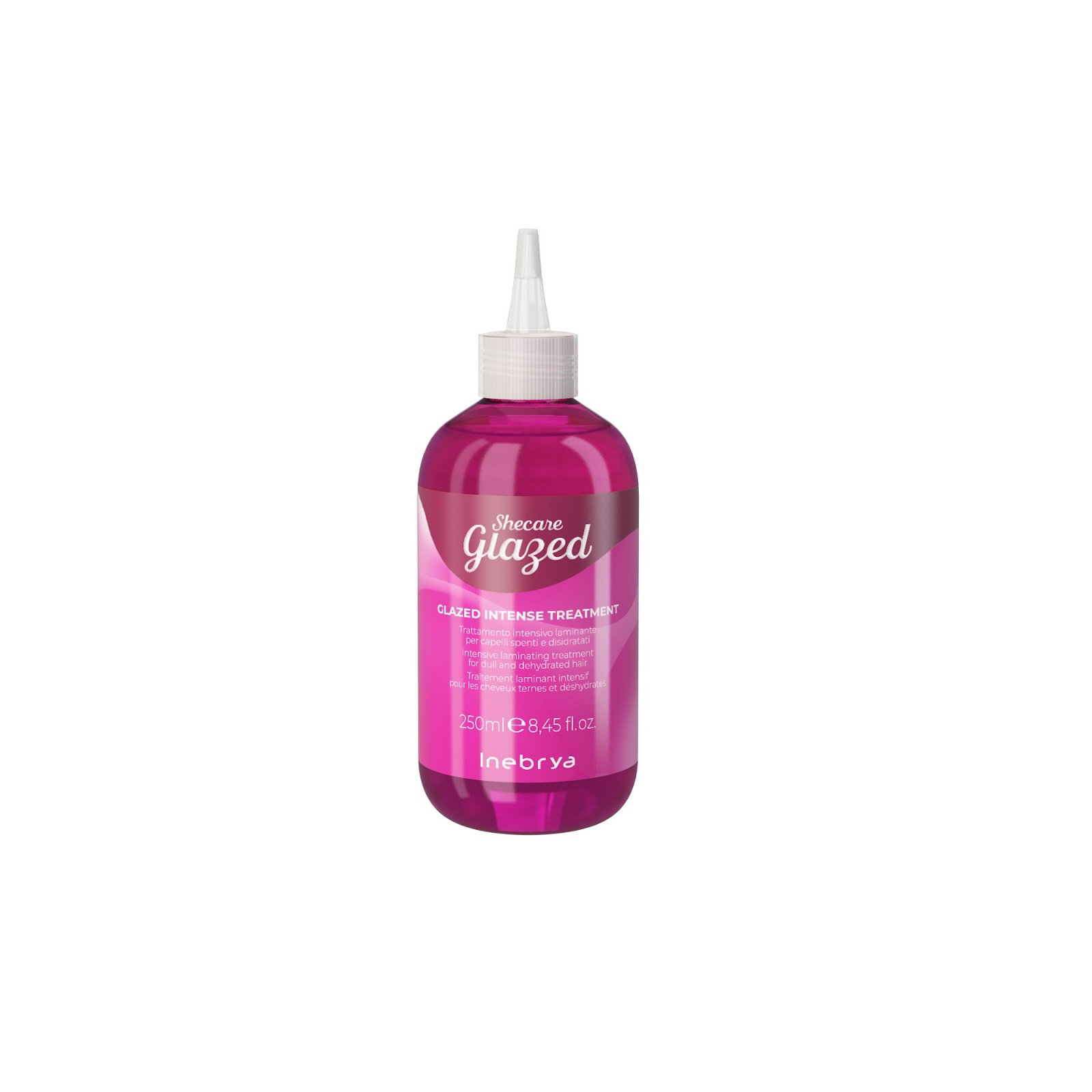 inebrya-shecare-glazed-hair-cream-treatment-hydrating-250-ml-1782287174 Inebrya, Shecare Glazed, Haarcrème behandeling, Hydraterend, 250 ml - Afbeelding 1