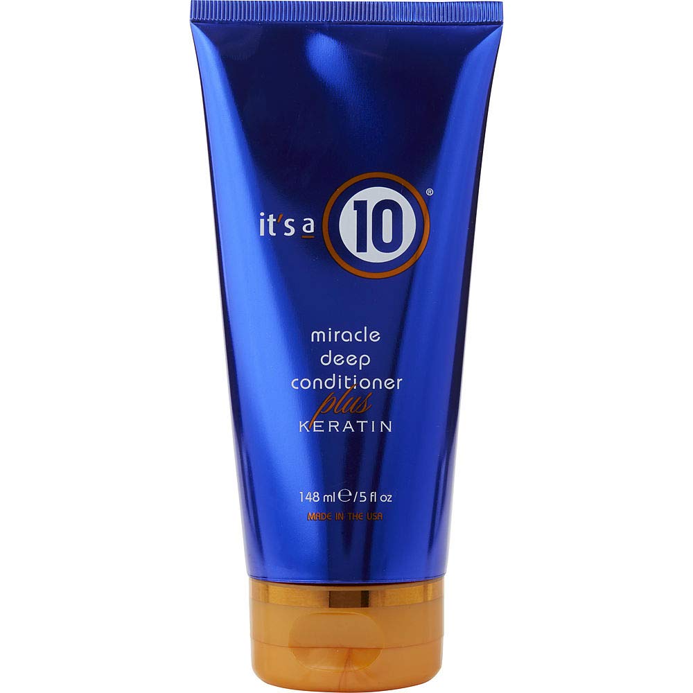 it-s-a-10-miracle-deep-plus-keratin-hair-conditioner-anti-frizz-148-ml-0-898571000389-1671105720 It's a 10, Miracle Deep Plus Keratin, Haarconditioner, Anti-pluis, 148 ml - Afbeelding 1