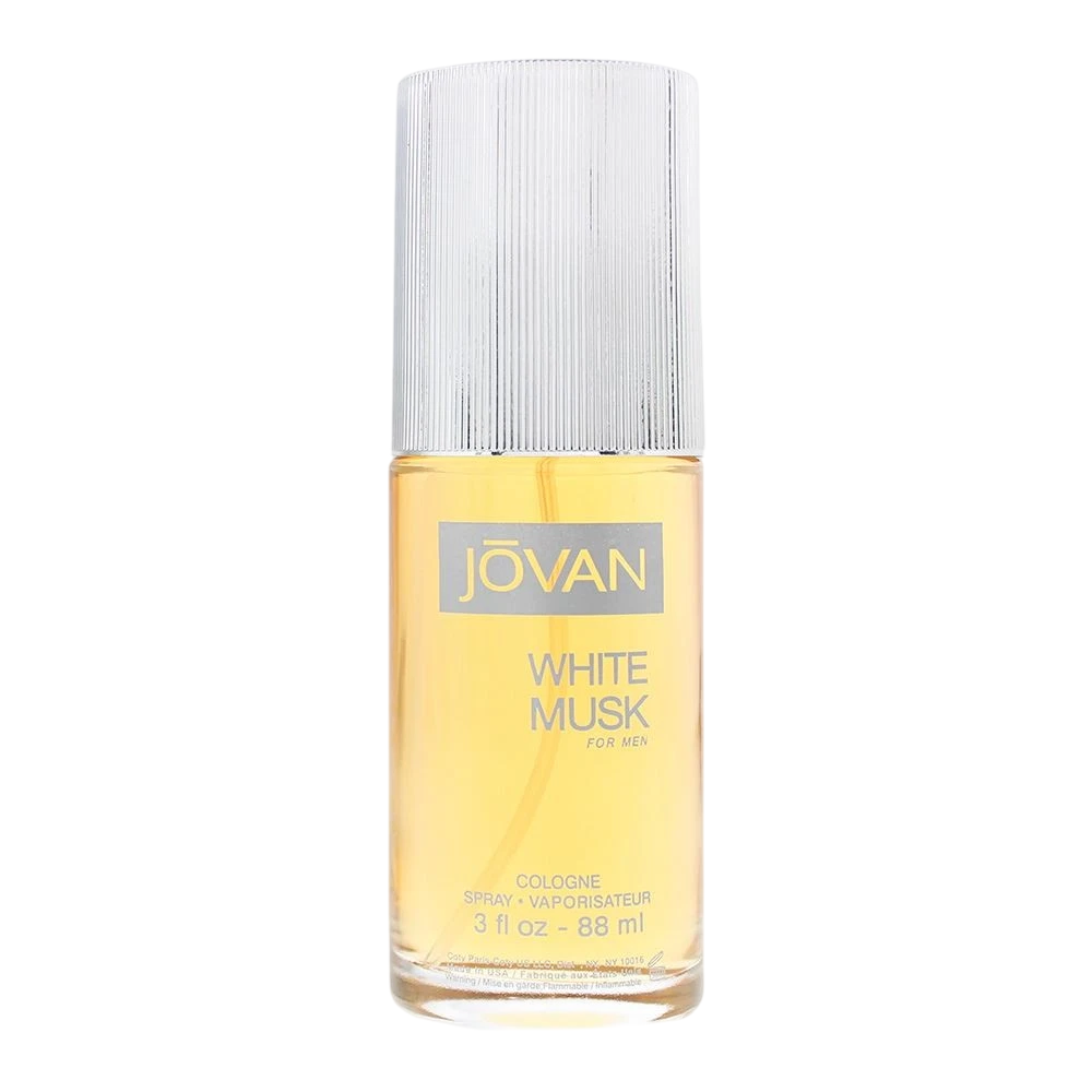 jovan-white-musk-eau-de-cologne-for-men-88-ml-1774854899-1 Jovan, White Musk, Eau de Cologne, Voor mannen, 88 ml - Afbeelding 1