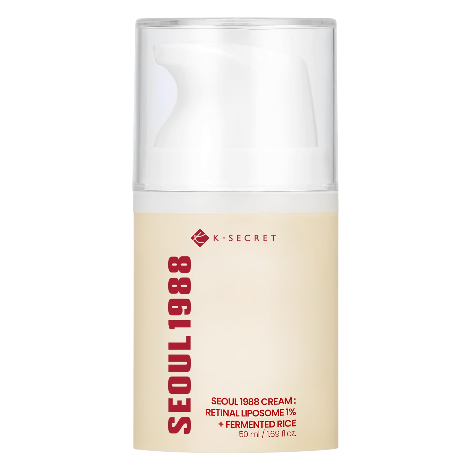 k-secret-seoul-1988-retinal-liposome-fermented-rice-anti-wrinkle-cream-for-face-50-ml-1778574032 K-Secret, Seoul 1988, Retinal Liposome + Fermented Rice, Anti-rimpel, Room, Voor gezicht, 50 ml - Afbeelding 1