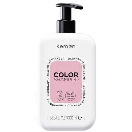 Kemon, Color, Haarbehandeling shampoo, Schijnen, Voor gekleurd haar, 1000 ml