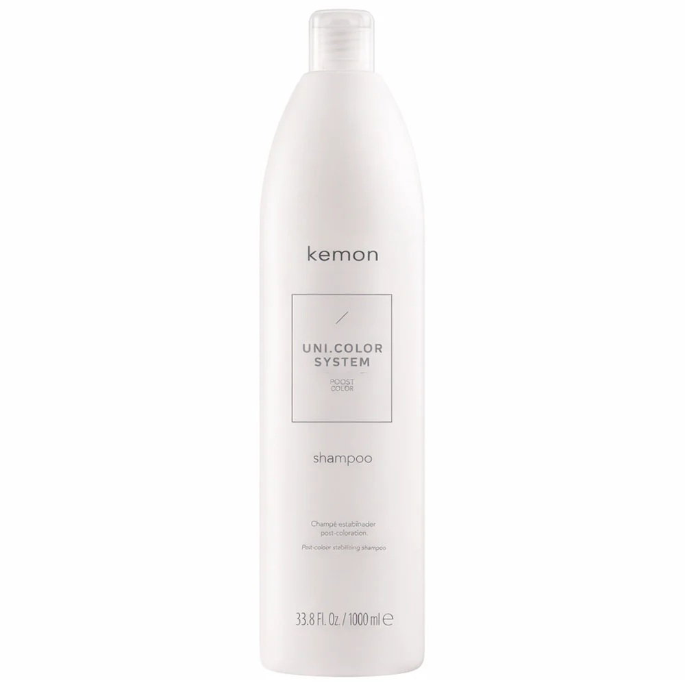 kemon-uni-color-system-hair-treatment-shampoo-shine-for-coloured-hair-1000-ml-1780468759 Kemon, Uni. Color System, Haarbehandeling shampoo, Schijnen, Voor gekleurd haar, 1000 ml - Afbeelding 1