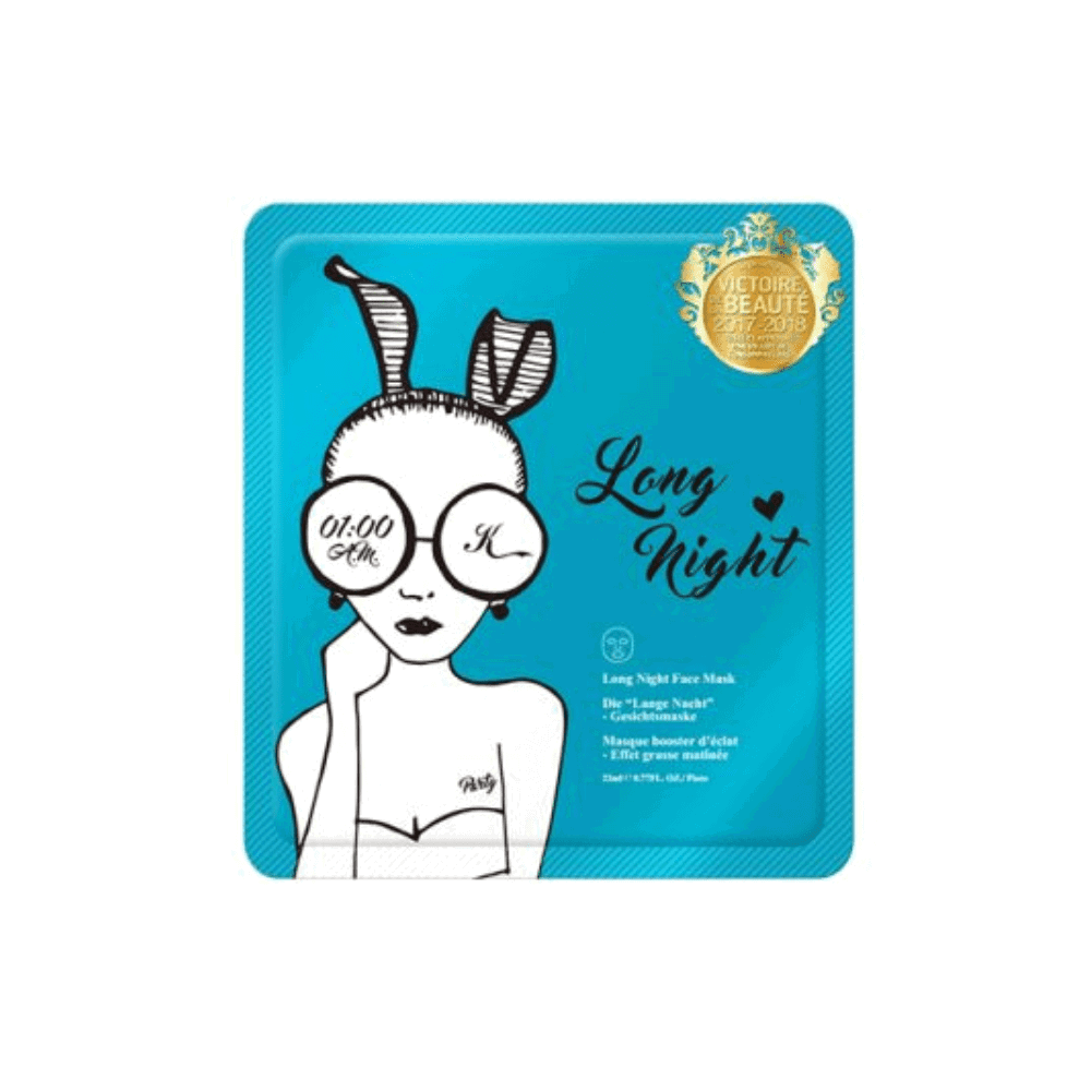 kingirls-long-night-boosting-sheet-mask-for-face-22-ml-1768904513 Kingirls, Long Night, Versterking, Gezichtsmasker, Voor gezicht, 22 ml *Tester - Afbeelding 1