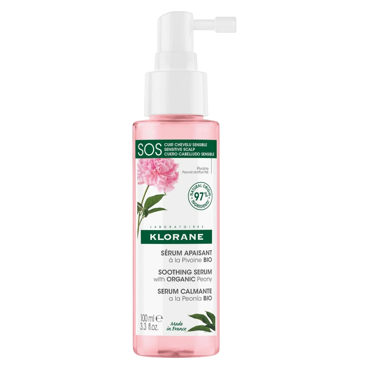 klorane-klorane-peony-extract-scalp-serum-100-ml-1769611660 Klorane, Klorane, Pioenextract, Hoofdhuidserum, 100 ml - Afbeelding 1
