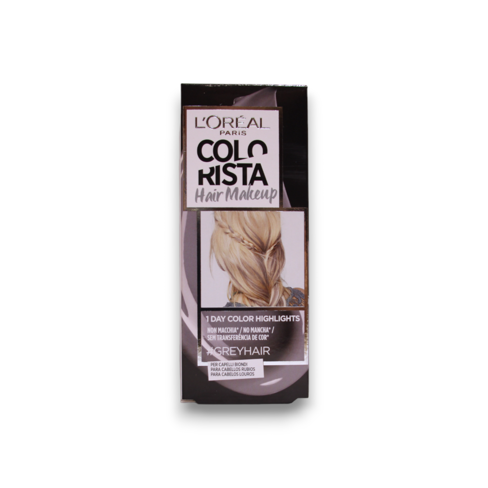 l-oreal-paris-colorista-hair-makeup-semi-permanent-hair-dye-greyhair-30-ml-1689140029 L'Oreal Paris, Colorista Hair Makeup, Semi-permanente haarkleuring, #GREYHAIR, 30 ml - Afbeelding 1