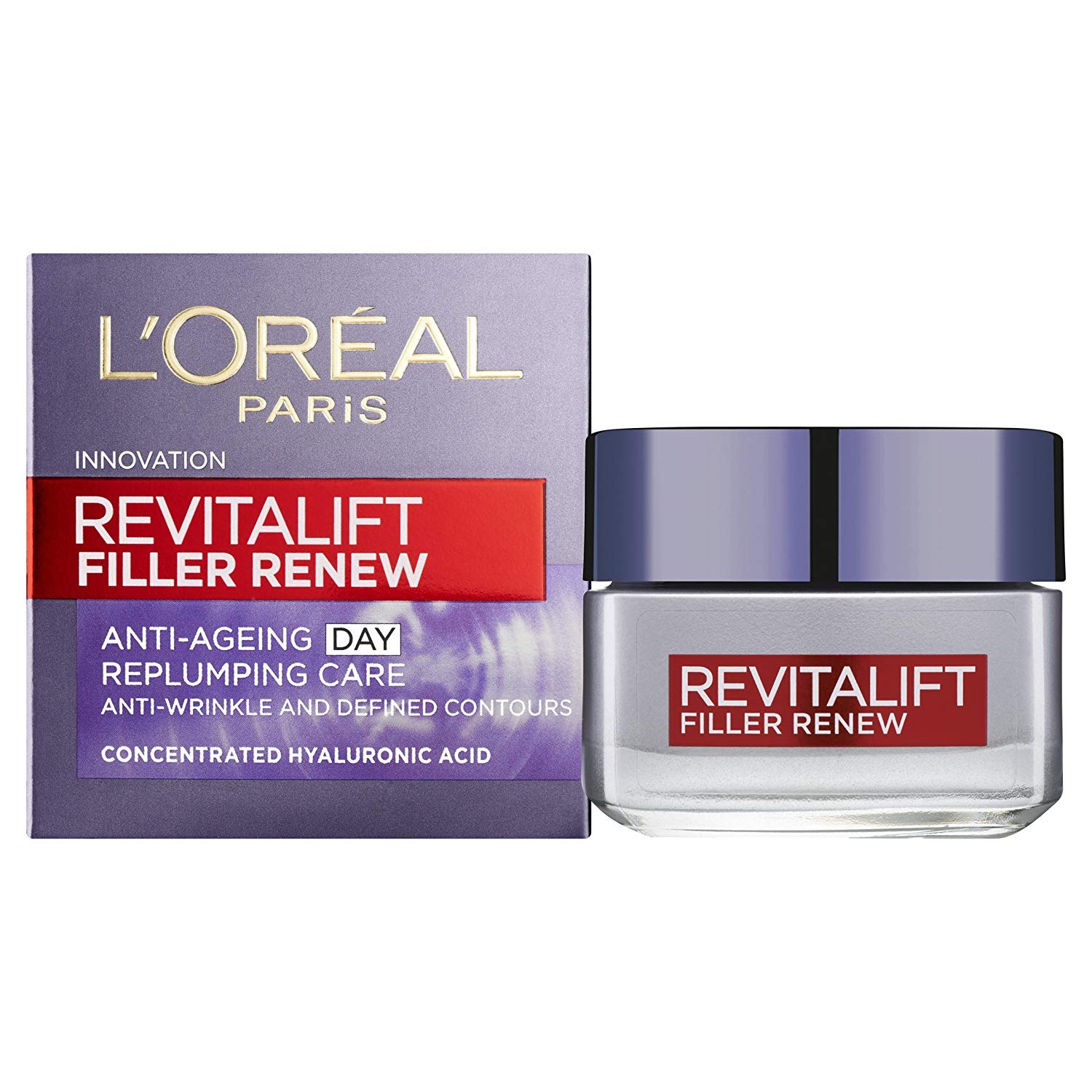 l-oreal-paris-revitalift-filler-cream-for-face-50-ml-1-3600522892335-1679660807 L'Oreal Paris, Revitalift Filler, Anti-veroudering, Room, Voor gezicht, 50 ml - Afbeelding 1