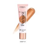 L'Oreal Paris, Skin Paradise, Aloe Vera, Hydraterend, Watercrème, Voor gezicht, SPF 20, 01, Diep, 30 ml