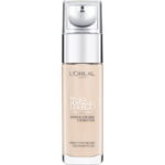 L'Oreal Paris, True Match, Natuurlijke afwerking, Vloeibare foundation, 2.R/2.C, Roos Vanille, SPF 17, 30 ml