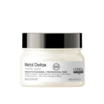 L'Oreal Professionnel, Serie Expert Metal Detox, Glycoamine + Ionene, Haarbehandelingscrèmemasker, Anti-aanslag beschermer, 250 ml
