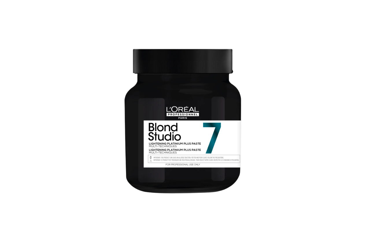 l-oreal-professionnel-blond-studio-platinium-plus-7-highlighting-hair-oxidant-powder-500-g-1752646077 L'Oreal Professionnel, Blond Studio Platinium Plus 7, Markeren, Haar Oxidatie Poeder, 500 g - Afbeelding 1