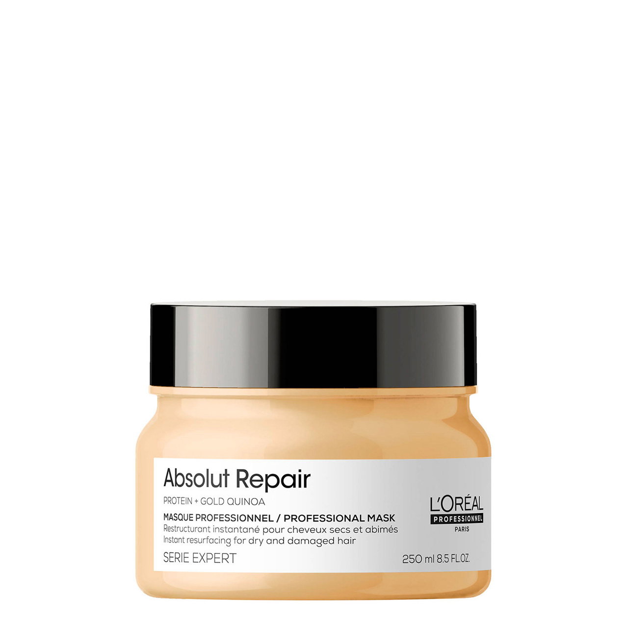 l-oreal-professionnel-inforcer-hair-mask-anti-hair-loss-250-ml-0-3474636974252-1671433492 L'Oreal Professionnel, Serie Expert Absolut Repair, Eiwit + Gouden quinoa, Haarbehandelingscrèmemasker, Directe resurfacing, 250 ml - Afbeelding 1