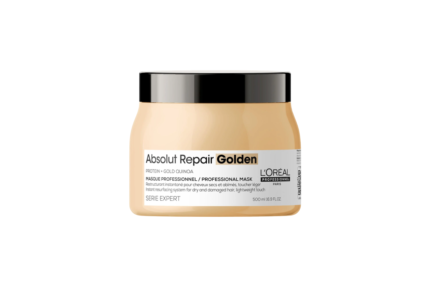 L'Oreal Professionnel, Serie Expert Absolut Repair Golden, Eiwit + Gouden quinoa, Haarbehandelingscrèmemasker, Directe resurfacing, 500 ml