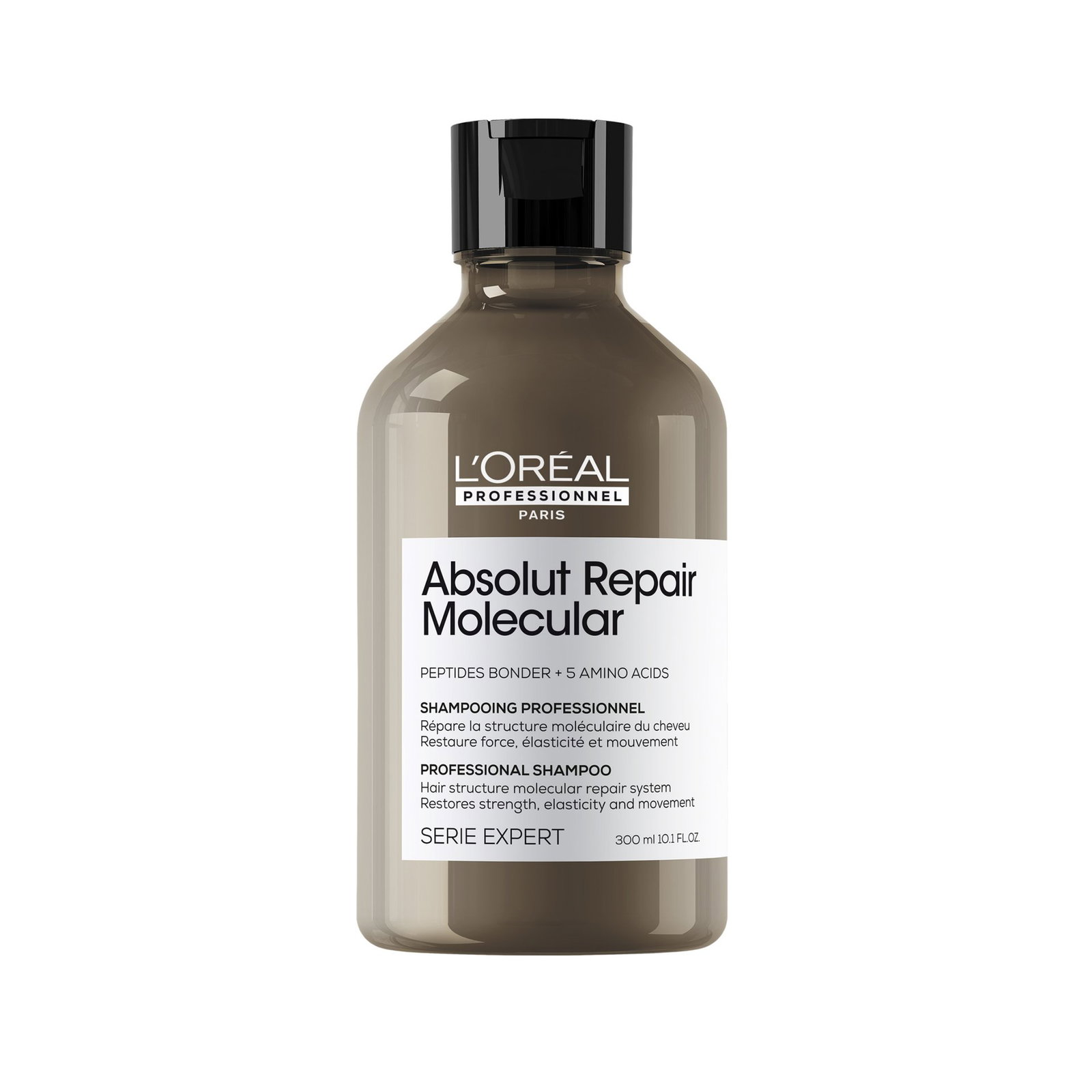 l-oreal-professionnel-serie-expert-absolut-repair-molecular-hair-shampoo-repairing-300-ml-1752652218-1 L'Oreal Professionnel, Serie Expert Absolut Repair Molecular, Haarshampoo, Repareren, 300 ml - Afbeelding 1
