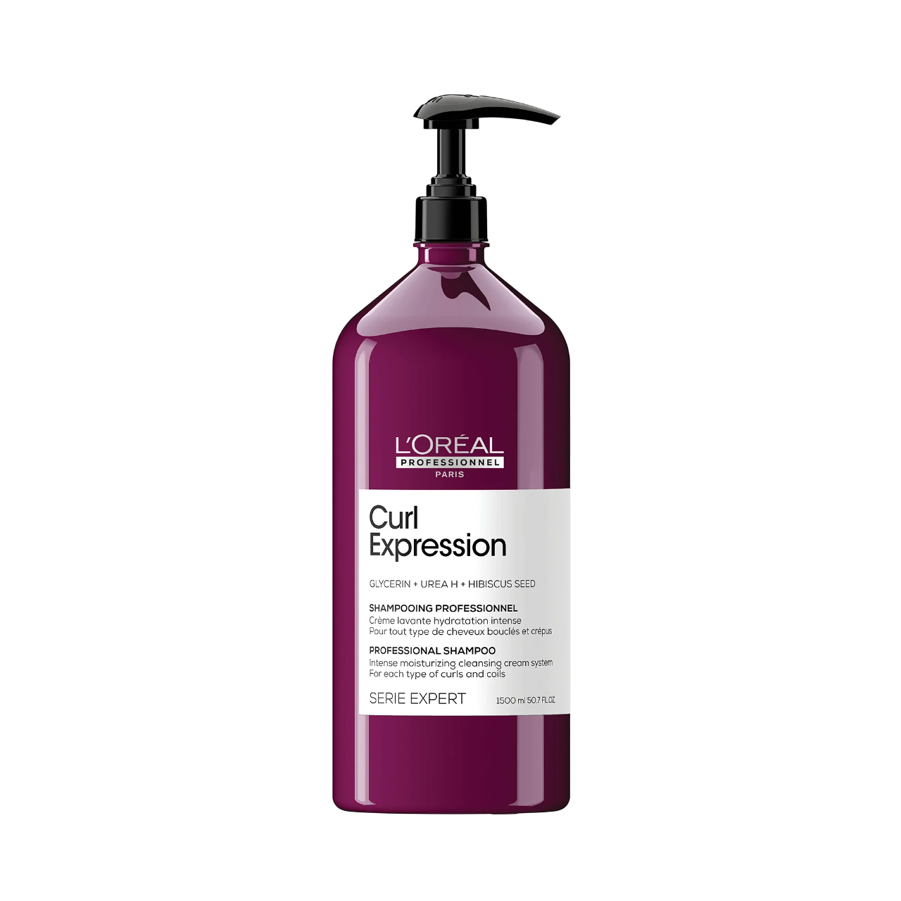 l-oreal-professionnel-serie-expert-curl-expression-glycerin-urea-h-hibiscus-seed-hair-shampoo-intense-moisturizing-1500-ml-1752654512 L'Oreal Professionnel, Serie Expert Curl Expression, Glycerine + Ureum H + Hibiscuszaad, Haarshampoo, Intensieve hydratatie, 1500 ml - Afbeelding 1