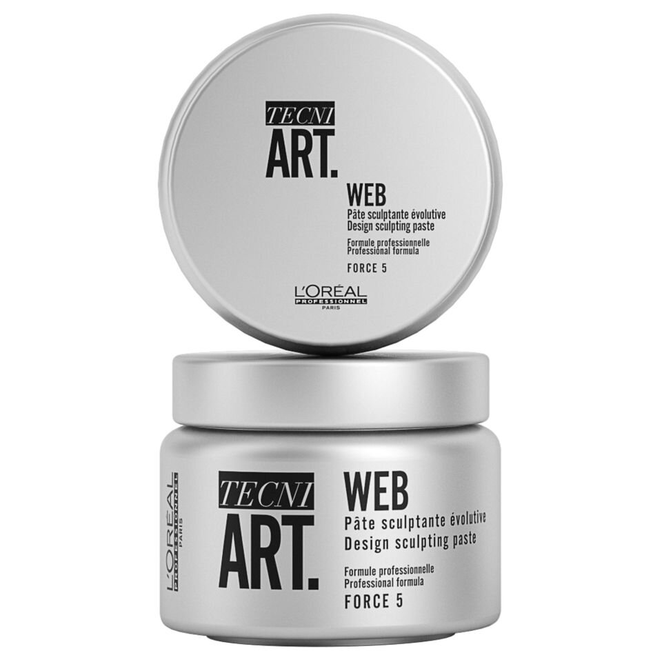 l-oreal-professionnel-tecni-art-web-design-hair-styling-paste-matte-strong-hold-for-hair-150-g-1781847715 L'Oreal Professionnel, Tecni Art Web Design, Haarstylingpasta, Mat, Sterke greep, Voor haar, 150 g - Afbeelding 1