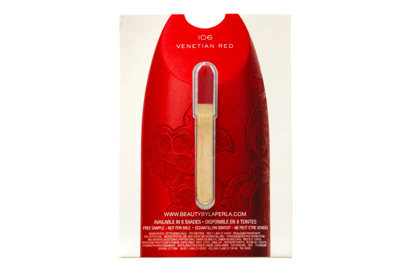 la-perla-matte-silk-matte-cream-lipstick-106-venetian-red-0-08-g-sample-1782130730 La Perla, Matte Silk, Mat, Crèmelippenstift, 106, Venetiaans rood, 0.08 g *Voorbeeld - Afbeelding 1