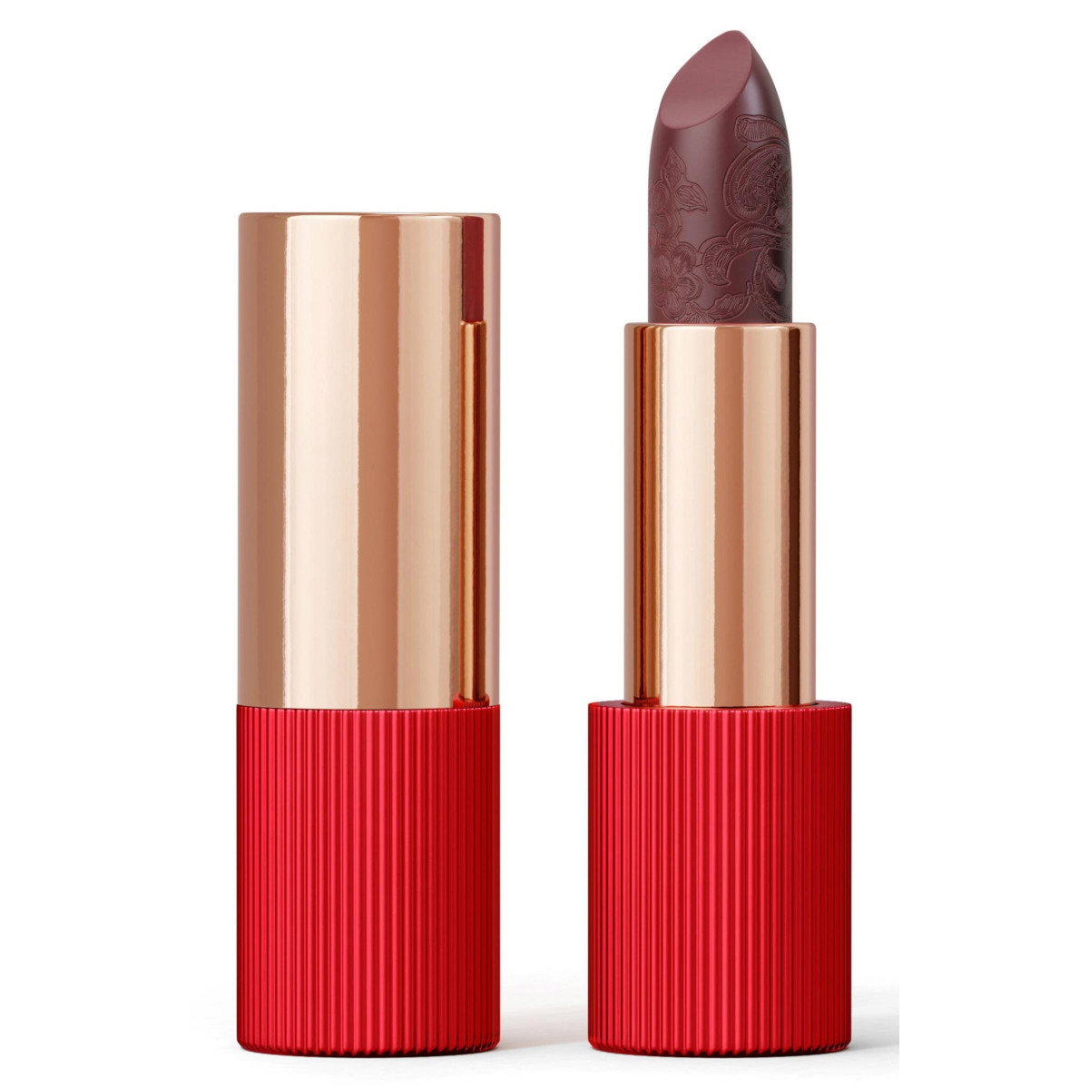 la-perla-matte-silk-matte-cream-lipstick-108-plum-red-3-5-g-tester-1772613326 La Perla, Matte Silk, Mat, Crèmelippenstift, 108, Pruimenrood, 3.5 g *Tester - Afbeelding 1
