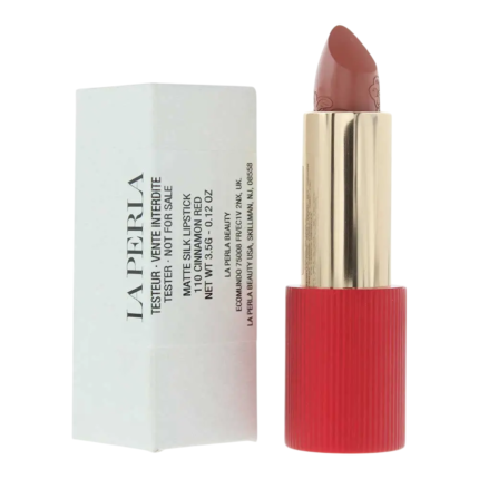 La Perla, Matte Silk, Mat zijde, Crèmelippenstift, 110, Kaneelrood, 3.5 g *Tester