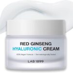 Lab 1899, Red Ginseng, Hyaluronzuur, Intense hydratatie, Room, Voor gezicht, 50 ml