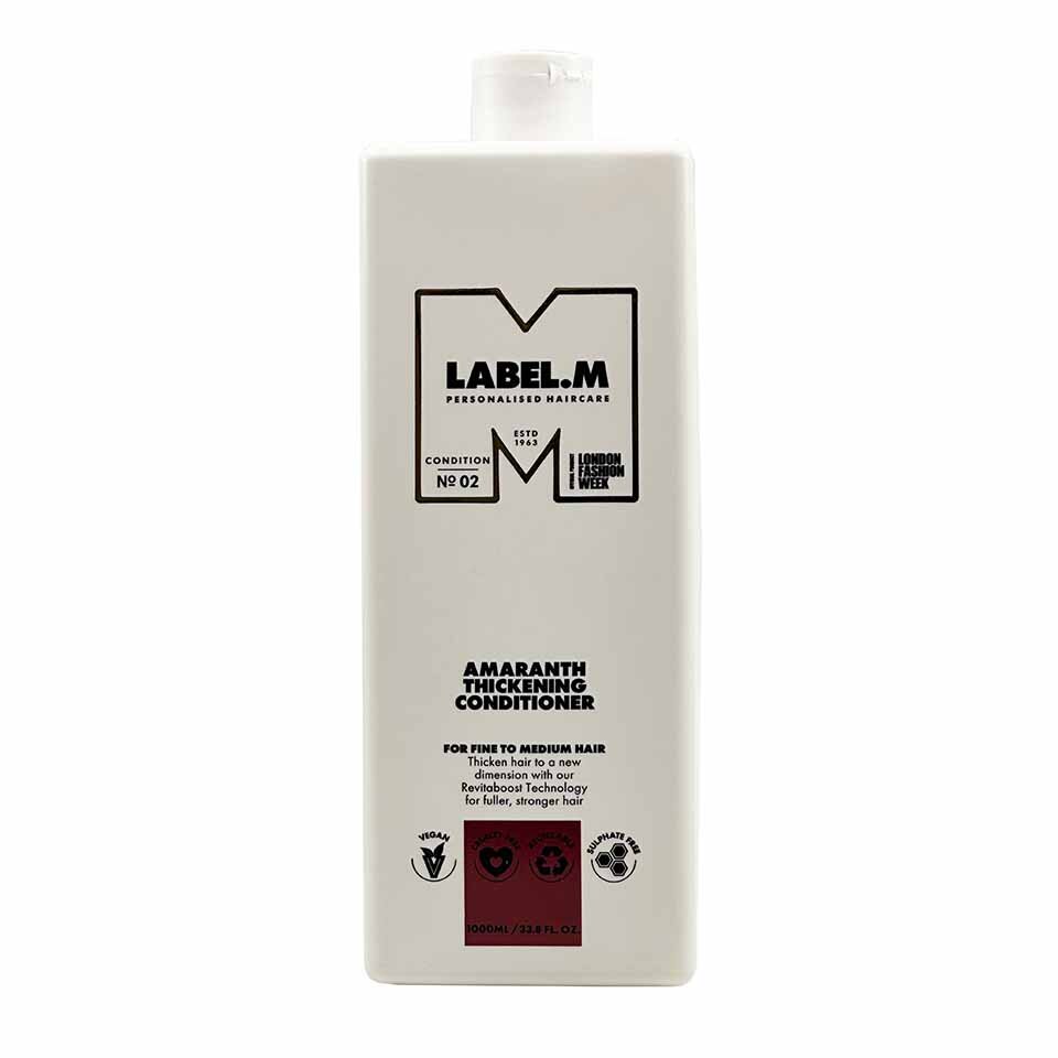 label-m-amaranth-thickening-hair-conditioner-densifying-1000-ml-1775031702 Label.M, Amaranth Thickening, Haarconditioner, Verdichting, 1000 ml - Afbeelding 1
