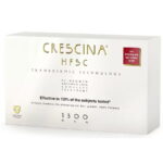 Labo Cosprophar Suisse, Crescina, Transdermic HFSC 1300, Voor groeistimulatie, Ampullen Behandeling Serum, Voor de hoofdhuid, Voor mannen, 10 +10 stuks, 3.5 ml