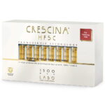 Labo Cosprophar Suisse, Crescina, Transdermic HFSC 1300, Voor groeistimulatie, Ampullen Behandeling Serum, Voor de hoofdhuid, Voor mannen, 20 st, 3.5 ml
