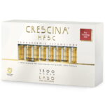 Labo Cosprophar Suisse, Crescina, Transdermic HFSC 1300, Voor groeistimulatie, Ampullen Behandeling Serum, Voor de hoofdhuid, Voor vrouwen, 20 st, 3.5 ml