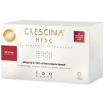 Labo Cosprophar Suisse, Crescina, Transdermic HFSC 500, Voor groeistimulatie, Ampullen Behandeling Serum, Voor de hoofdhuid, Voor vrouwen, 20 + 20 pcs, 3.5 ml