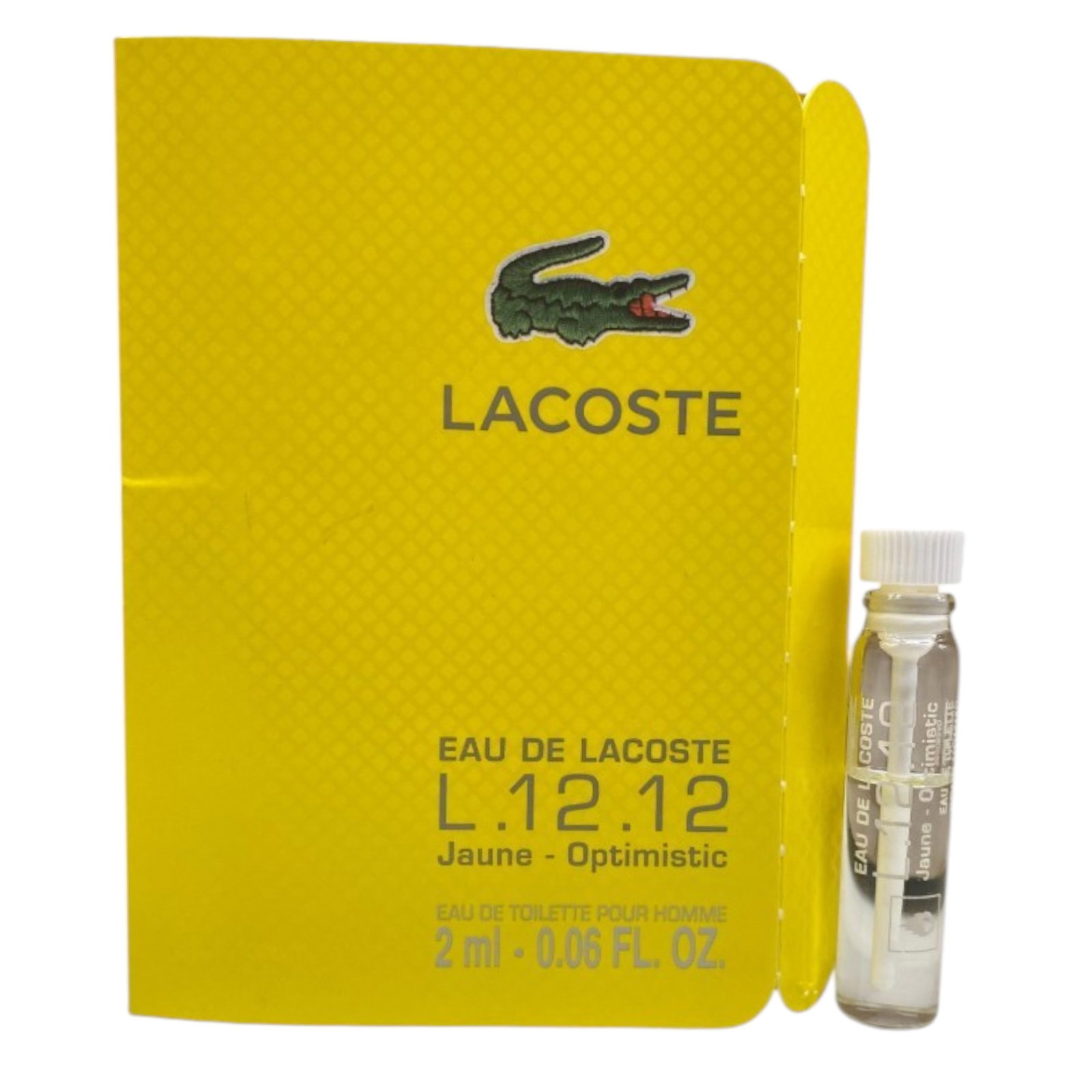 lacoste-eau-de-lacoste-l-12-12-jaune-optimistic-eau-de-toilette-for-men-2-ml-vial-1745412288 Lacoste, Eau de Lacoste L.12.12 Jaune - Optimistic, Eau de Toilette, Voor mannen, 2 ml Flesje - Afbeelding 1