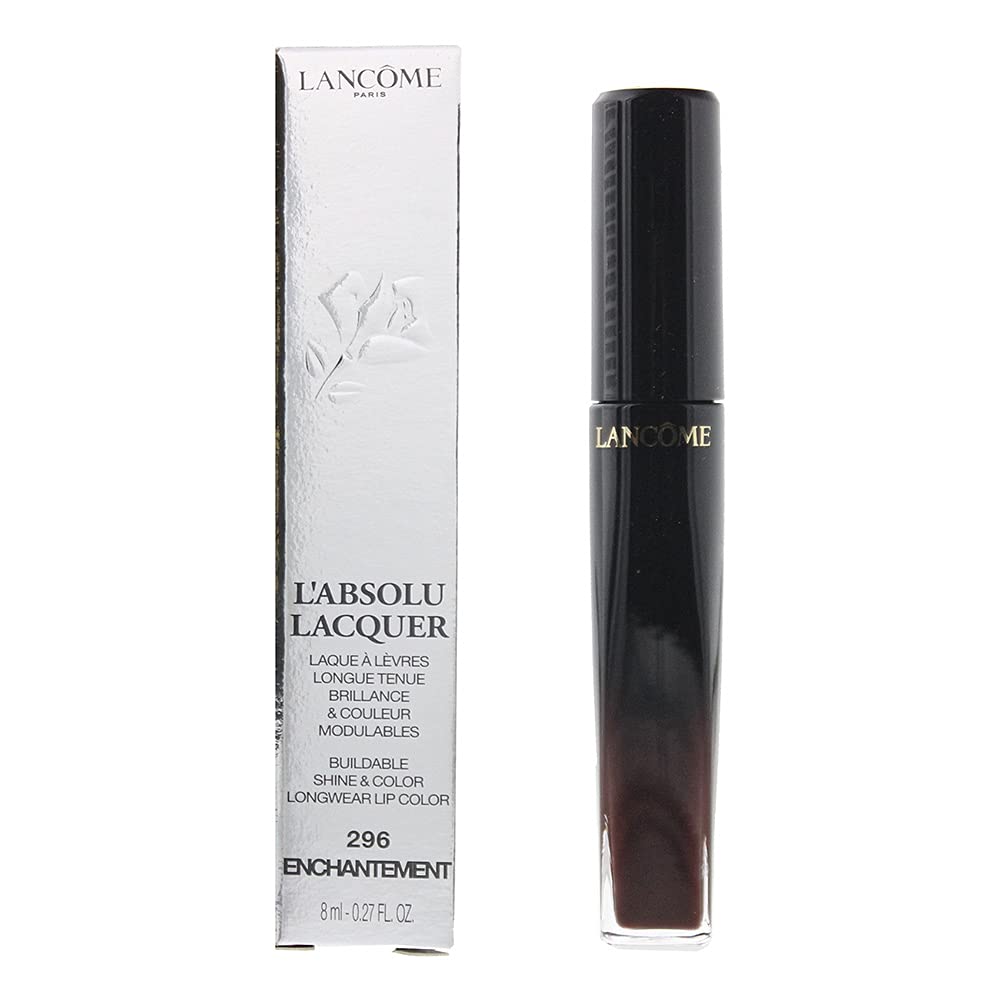 lancome-l-absolu-lacquer-shine-liquid-lipstick-296-enchantment-8-ml-1757444415 Lancome, L'Absolu Lacquer, Schijnen, Vloeibare lippenstift, 296, Betovering, 8 ml - Afbeelding 1