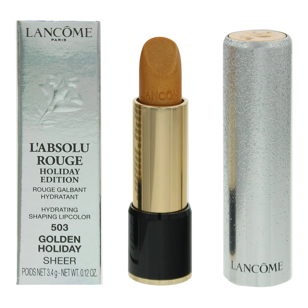 lancome-l-absolu-rouge-sheer-cream-lipstick-503-golden-holiday-28-g-1757415669 Lancome, L'Absolu Rouge, Doorzichtig, Crèmelippenstift, 503, CN 40 Crème Chamois, 28 g - Afbeelding 1