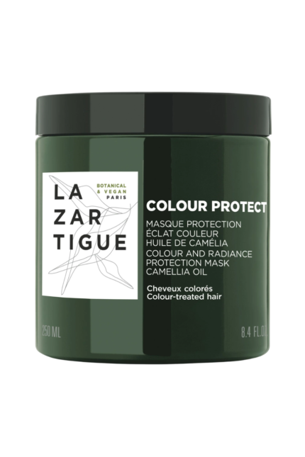 Lazartigue, Color Protect, Camelia-olie, Haarbehandelingscrèmemasker, Kleurbehoud, 250 ml