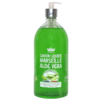 Les Petites Bains de Provence, Marseille, Aloe Vera, Vloeibare zeep, Voor handen & lichaam, 1000 ml