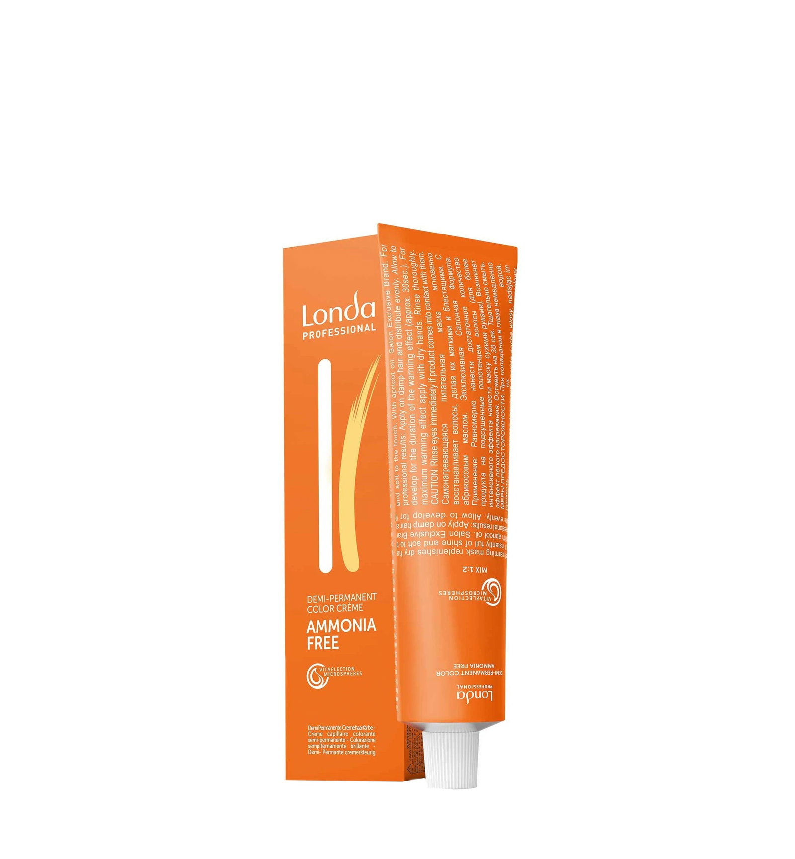 londa-professional-londacolor-ammonia-free-demi-permanent-hair-dye-7-4-60-ml-1682668707 Londa Professional, Londacolor, Zonder ammoniak, Semi-permanente haarkleuring, 7/4 Medium Blond Copper, 60 ml - Afbeelding 1