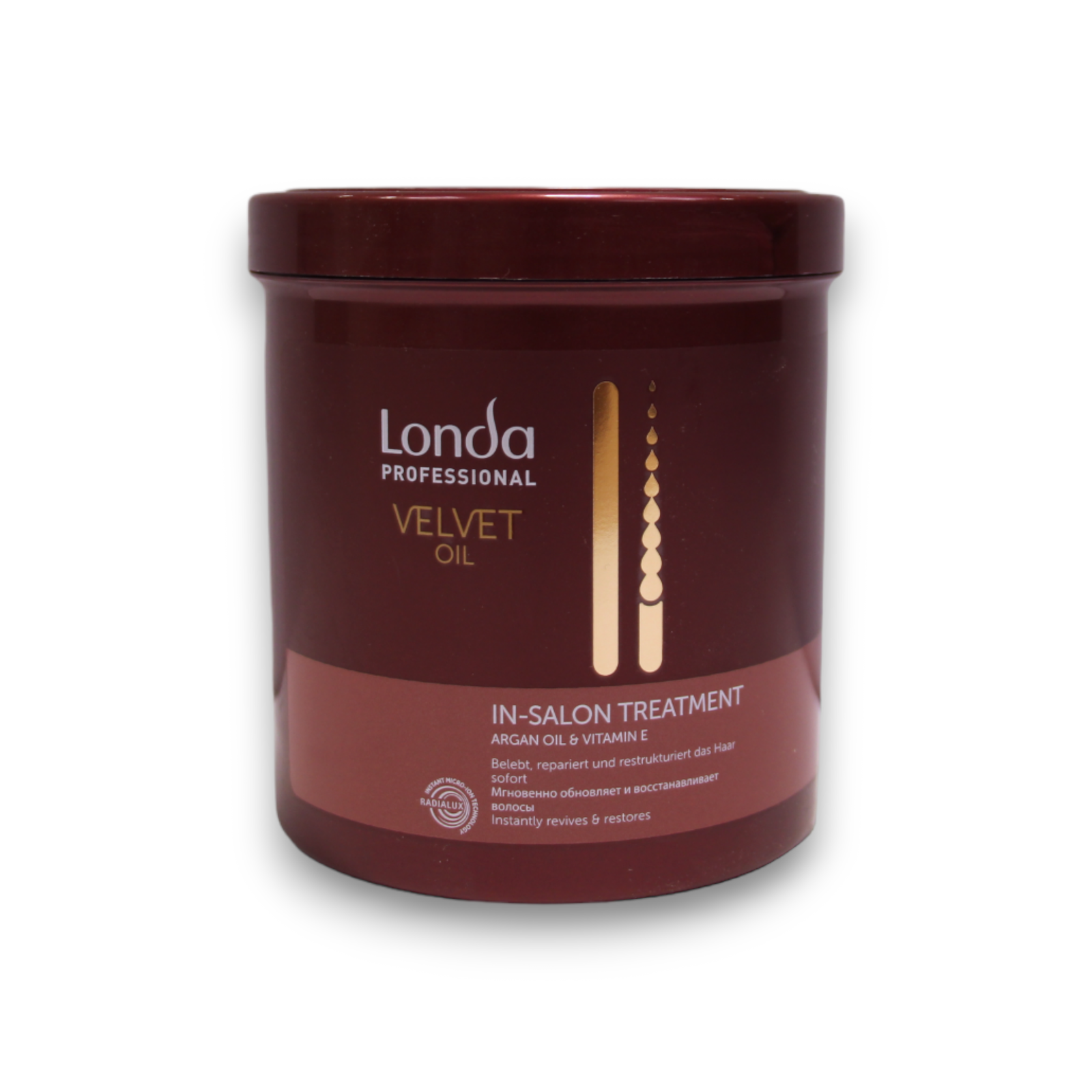 londa-professional-velvet-oil-argan-oil-vitamin-e-hair-cream-treatment-for-repairing-750-ml-1694431422 Londa Professional, Velvet Oil, Arganolie & vitamine E, Haarcrème behandeling, Voor reparatie, 750 ml - Afbeelding 1