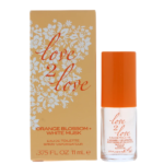 Love 2 Love, Orange Blossom + White Musk, Eau de Toilette, Voor vrouwen, 11 ml
