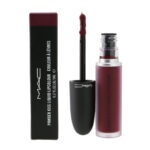 MAC, Powder Kiss, Mat, Vloeibare lippenstift, 983, Brandende liefde, 5 ml