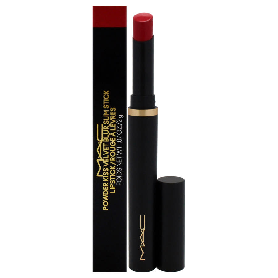 mac-powder-kiss-velvet-blur-cream-lipstick-889-ruby-2-g-1765177923 MAC, Powder Kiss Velvet Blur, Crèmelippenstift, 889, Robijn, 2 g - Afbeelding 1