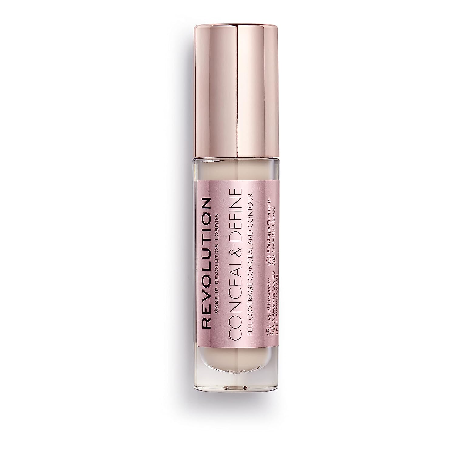 makeup-revolution-conceal-correct-corrective-liquid-concealer-c4-4-g-1691046410 Makeup Revolution, Conceal & Define, Correctief, Vloeibare concealer, C5, 4 g - Afbeelding 1