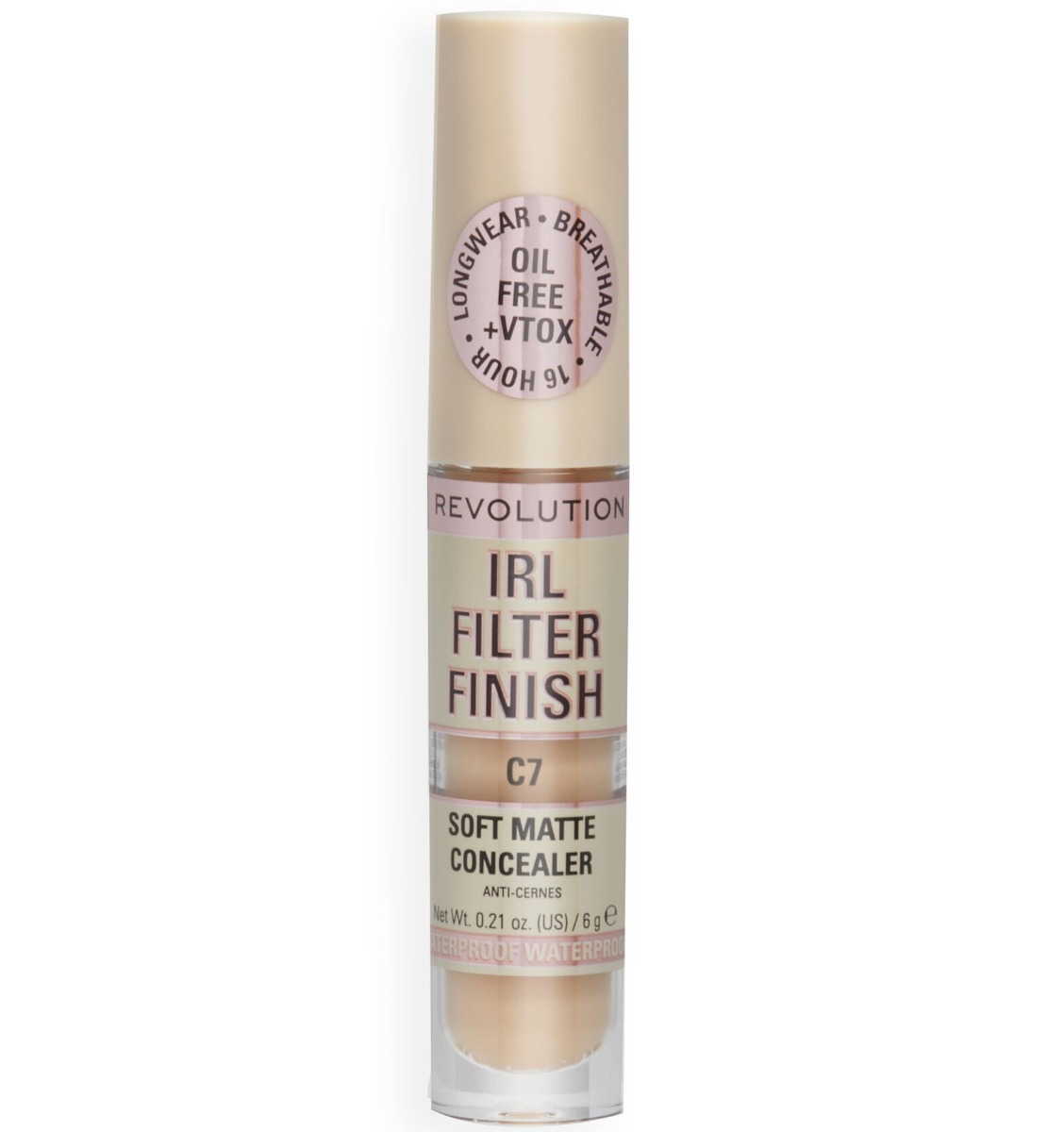 makeup-revolution-irl-filter-finish-cover-dark-spots-concealer-stick-c5-6-g-1756444636 Makeup Revolution, IRL Filter Finish, Dek donkere vlekken, Concealerstick, C5, 6 g - Afbeelding 1