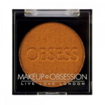 Makeup Revolution, Obsession, Oogschaduwpoeder, E166, Goudkust, 2 g
