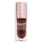 Makeup Revolution, Pout Bomb, Opvullen, Lipgloss, Espresso Cool, 4.6 ml