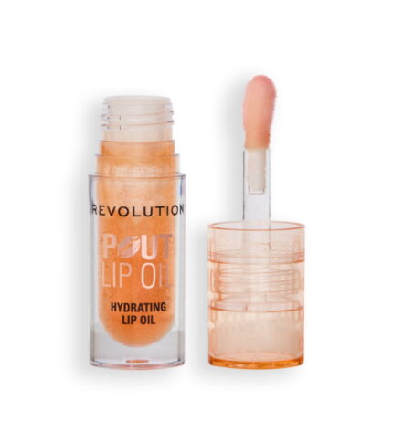 Makeup Revolution, Pout, Veganist, Glanzend, Lippenolie, Honey Shimmer, 4 ml