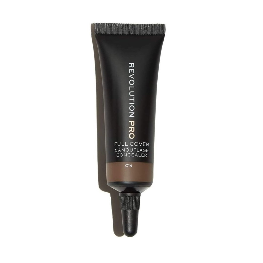 makeup-revolution-revolution-pro-vegan-liquid-concealer-c-14-8-5-ml-1678712761 Makeup Revolution, REVOLUTION PRO, Veganist, Vloeibare concealer, C 14, 8.5 ml - Afbeelding 1