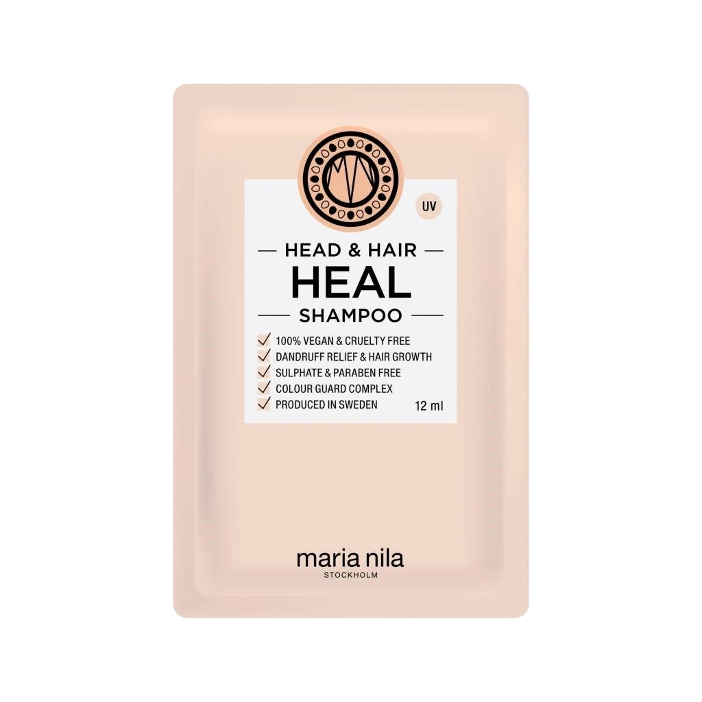 maria-nila-head-hair-heal-vegan-hair-shampoo-anti-dandruff-12-ml-1769675318 Maria Nila, Head & Hair Heal, Veganist, Haarshampoo, Anti-roos, 12 ml - Afbeelding 1