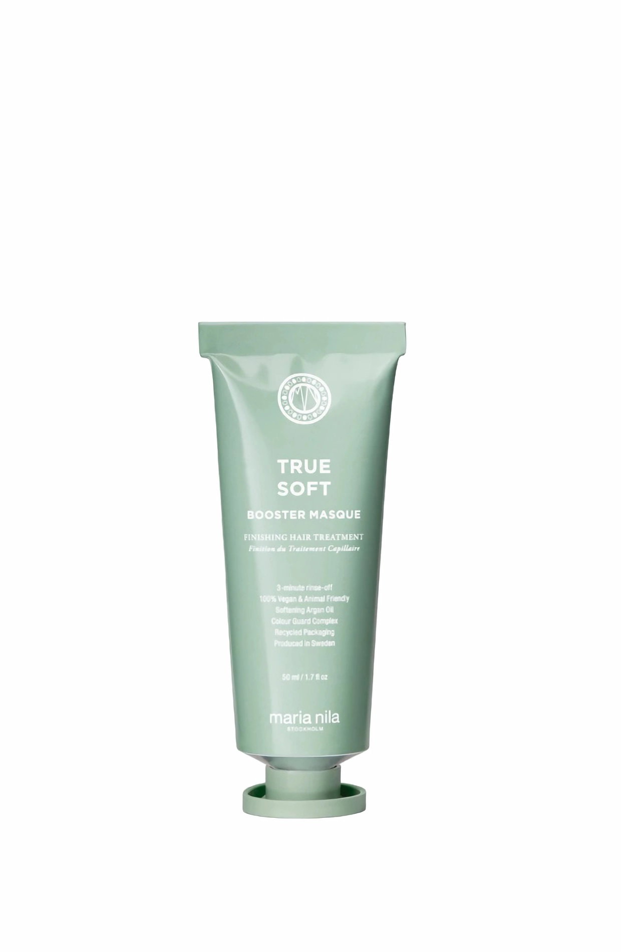 maria-nila-pure-volume-vegan-hair-treatment-cream-mask-for-nourishing-50-ml-1678280635 Maria Nila, True Soft, Veganist, Haarbehandelingscrèmemasker, Voor voeding, 50 ml - Afbeelding 1