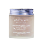 Mary and May, Calendula Peptide Ageless, Hydrating & Calming, Nacht slaapmasker, 110 g